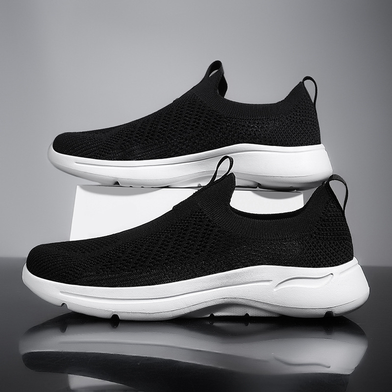 Muške Slip-On tenisice s mrežicom, prozračne ljetne sportske obuće za hodanje