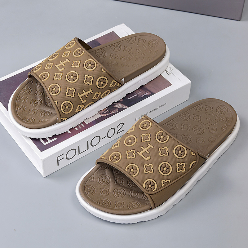 Unisex slip-on sandale s debelim platformama, mekanom protukliznom PVC potplatom, za vanjsku upotrebu