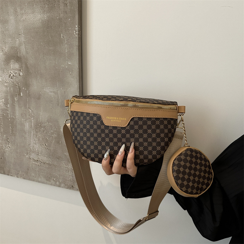 Ženska PU crossbody torba, retro dizajn, veliki kapacitet, personalizirani minimalistički dizajn za svakodnevnu upotrebu