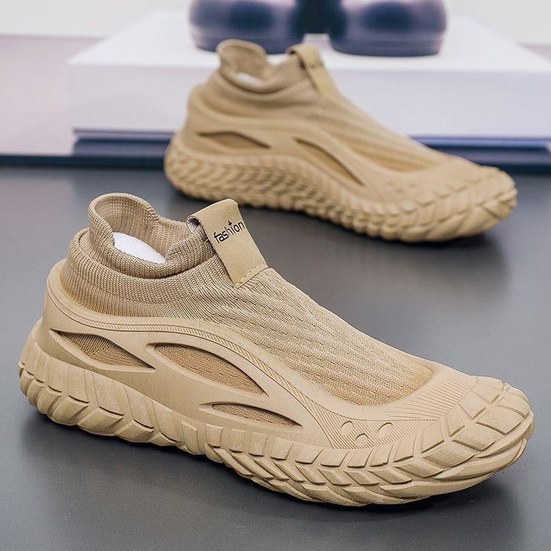 Muške mrežaste tenisice za sport i svakodnevnu upotrebu, bez vezica, s elastičnim ovratnikom nalik čarapi, slip-on – proljeće-ljeto 2025