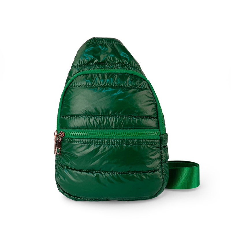 Nova ženska crossbody torba s down-cotton punjenjem, mekana za aktivnosti na otvorenom, mala torba sa zatvaračem