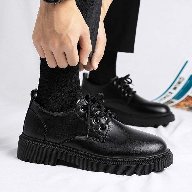 Muške kožne cipele s povećanjem visine od 10/8/6 cm, jesenski casual stil, korejski stil, britanski stil