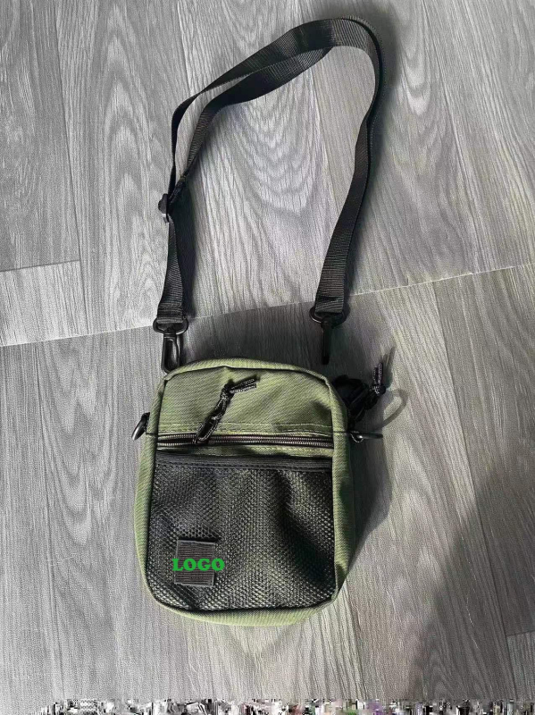 Mala kvadratna torbica za rame ili crossbody, Oxford tkanina, svakodnevna uporaba, pretinac za telefon, unisex, gradski minimalistički stil