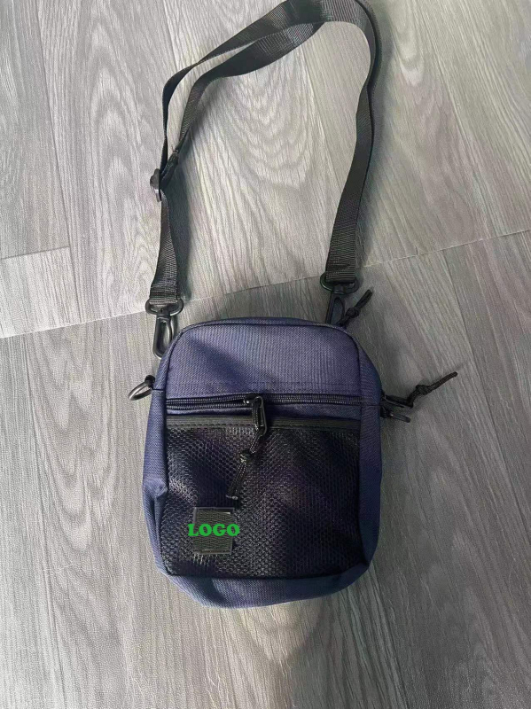 Mala kvadratna torbica za rame ili crossbody, Oxford tkanina, svakodnevna uporaba, pretinac za telefon, unisex, gradski minimalistički stil
