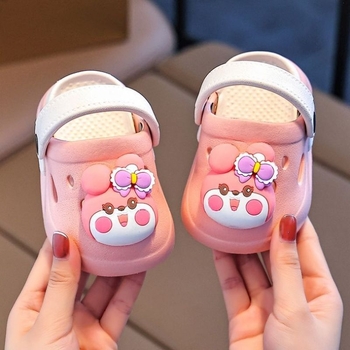 Crocs-stil sandale za djevojčice 1–3 godine – prozračne EVA pjene, ljetne papuče s crtić dizajnom