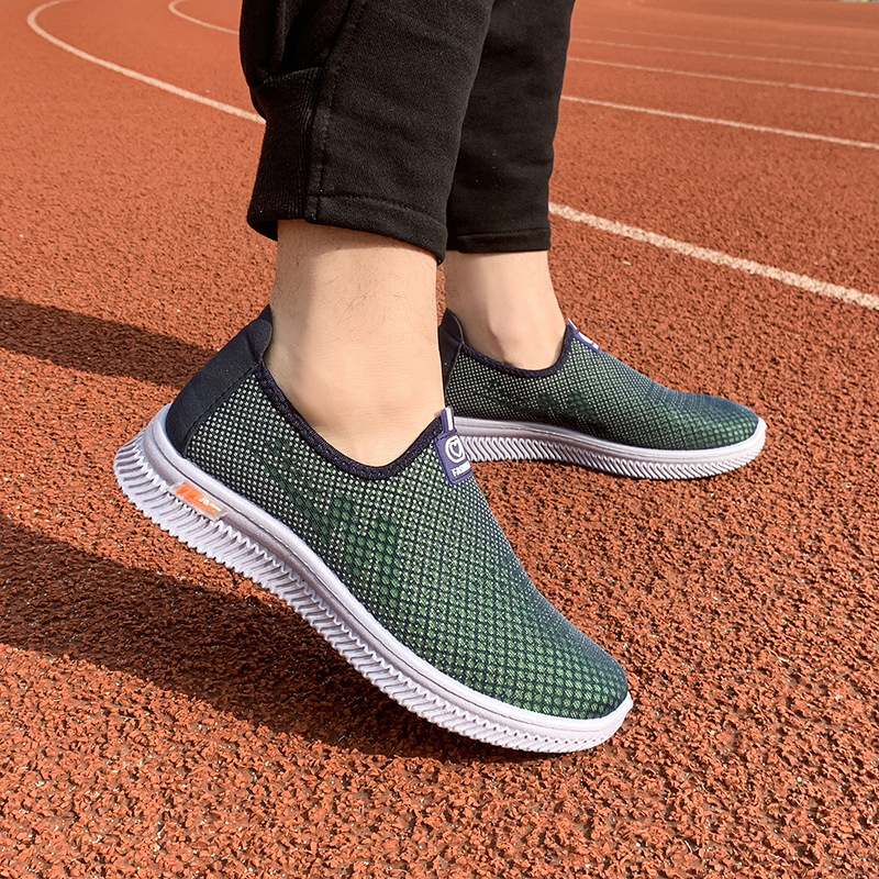 Muške ljetne mrežaste tenisice, prozračne udobne casual slip-on s mekanom potplatom
