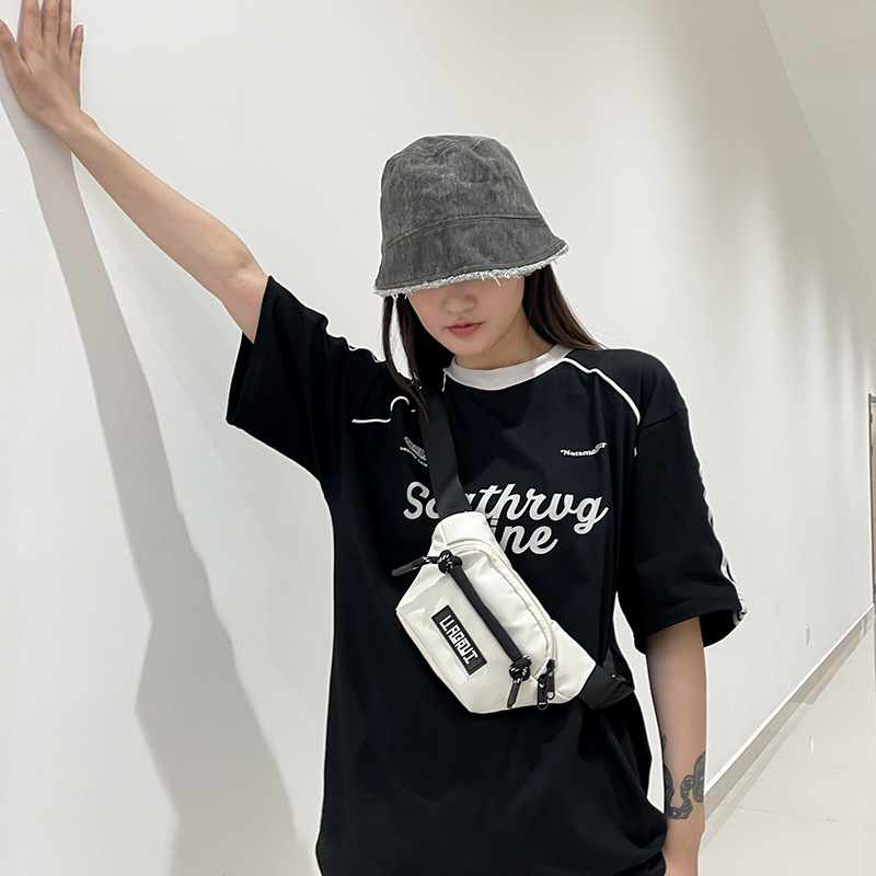 Najlonska ženska torbica u korejskom stilu, funkcionalna crossbody/ramena torba za pojas, casual sportski stil