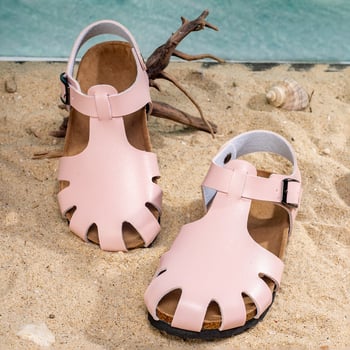 Ljetne dječje sandale, casual verzija za dječake i djevojčice, mekani kork, sandale za plažu s zatvorenim prstom, mekane i protuklizne