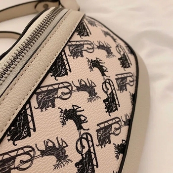 PU crossbody torba, unisex za svakodnevnu upotrebu; pogodna kao torba za prsa ili struk