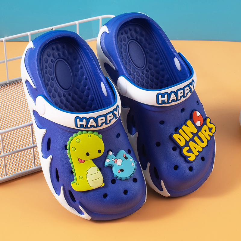 Dječje ljetne sandale s rupicama Crocs-stil, neklizajući mekani potplat, za unutarnju i vanjsku upotrebu, za djecu 1–10 godina