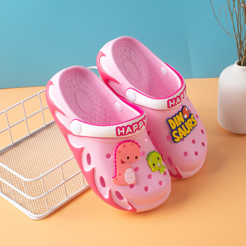 Dječje ljetne sandale s rupicama Crocs-stil, neklizajući mekani potplat, za unutarnju i vanjsku upotrebu, za djecu 1–10 godina