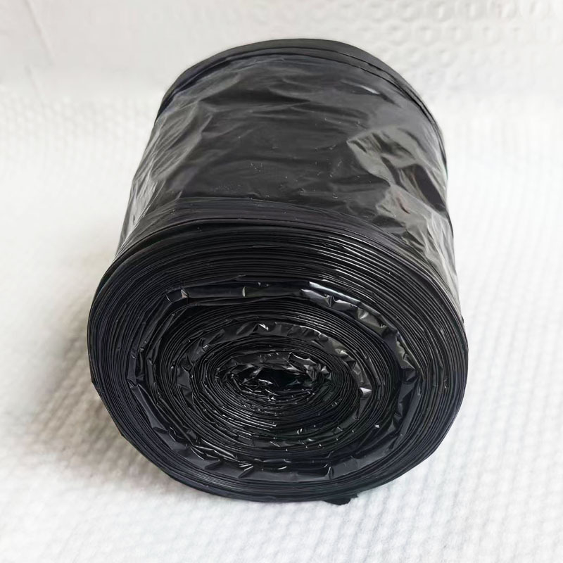 Izuzetno debela vrećica za otpad s ploskim otvorom, 50×60 cm, crna, za kućnu i poslovnu upotrebu, jednokratna plastična vrećica.