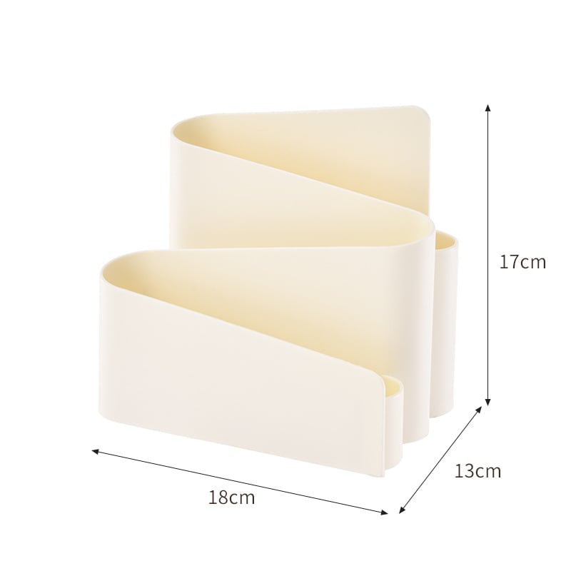 Desktop organizator s podijeljenim pretincima za olovke i kozmetiku, japanski stil