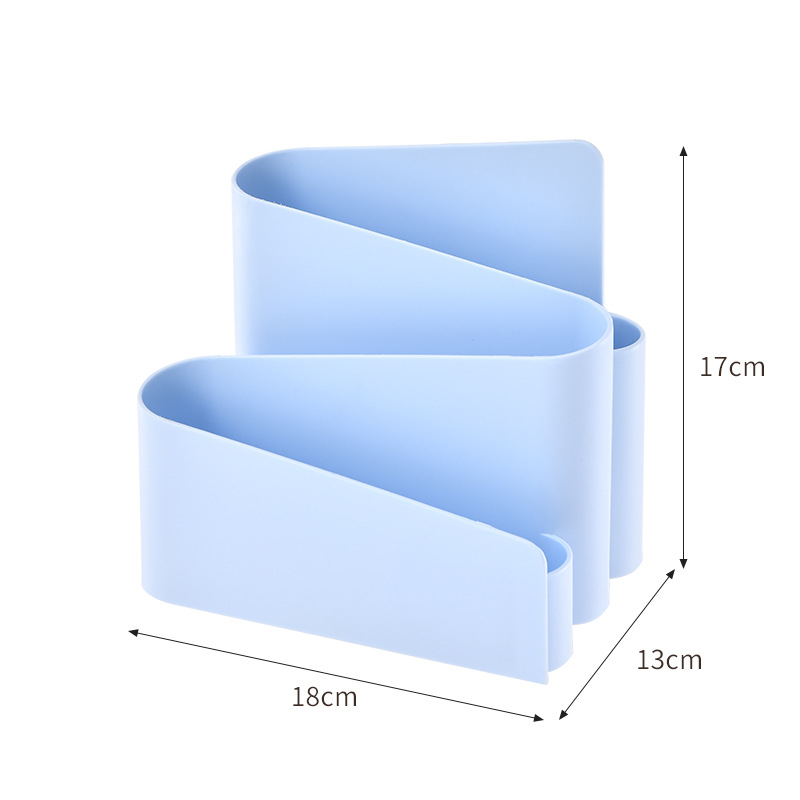 Desktop organizator s podijeljenim pretincima za olovke i kozmetiku, japanski stil