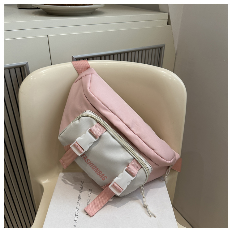 Ženska crossbody torba 2025 – vrhunska kvaliteta, multifunkcionalna ružičasta najlonska torba preko ramena