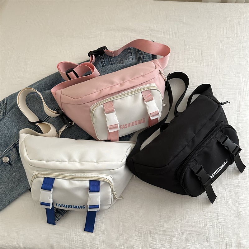 Ženska crossbody torba 2025 – vrhunska kvaliteta, multifunkcionalna ružičasta najlonska torba preko ramena