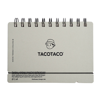 Maihe Tacotaco σπιράλ ημερήσιο planner σημειωματάριο