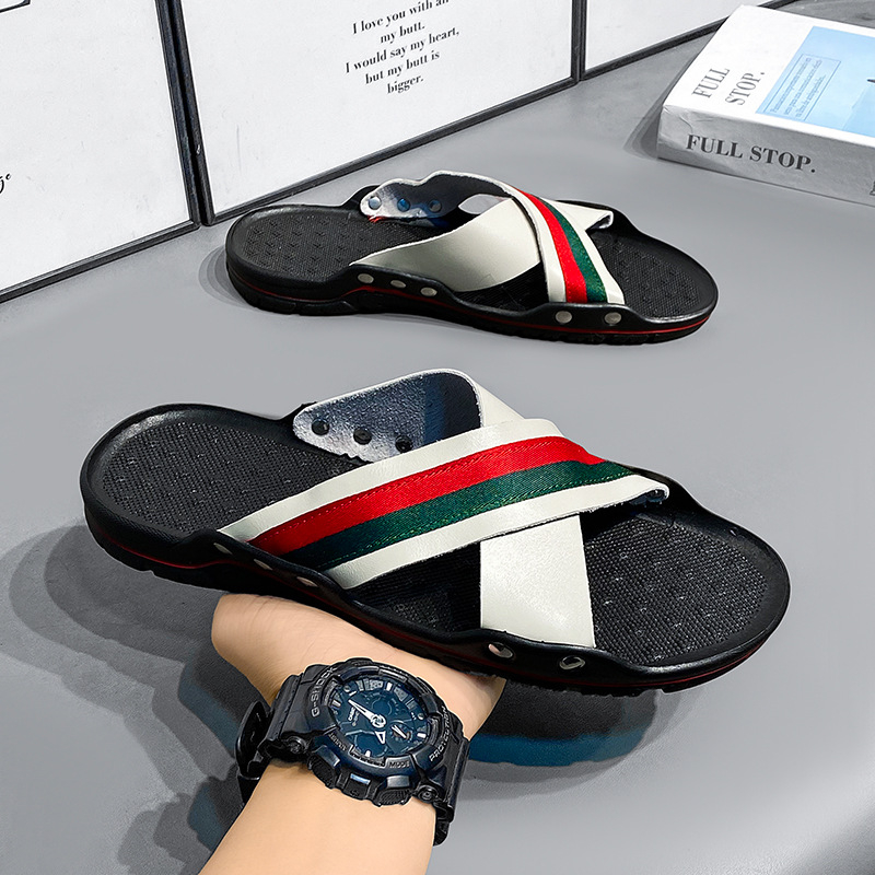 Muške japanke u korejskom stilu s debelom sole, protuklizne plažne sandale, casual outdoor obuća