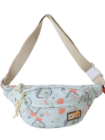 Opuštena crossbody torba s motivom crtanog lika, lagana, od Oxford materijala, japanski Mori stil, za žene