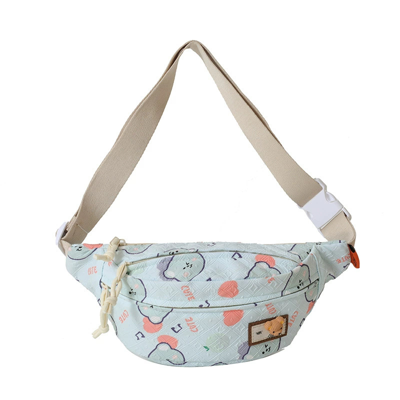 Opuštena crossbody torba s motivom crtanog lika, lagana, od Oxford materijala, japanski Mori stil, za žene