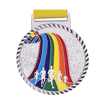 Prilagođena metalna medalja za maraton i sportske događaje – zlatna medalja za čast, promjer 6,5 cm, cinkova legura.