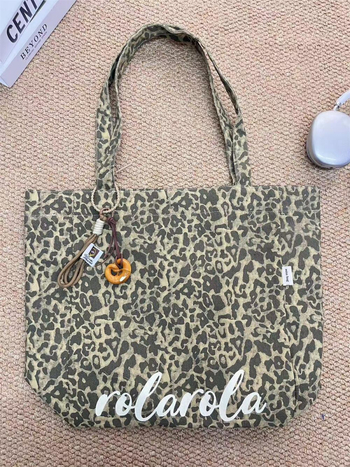 Ženska tote torba s leopard uzorkom, velika kapaciteta, svakodnevna upotreba
