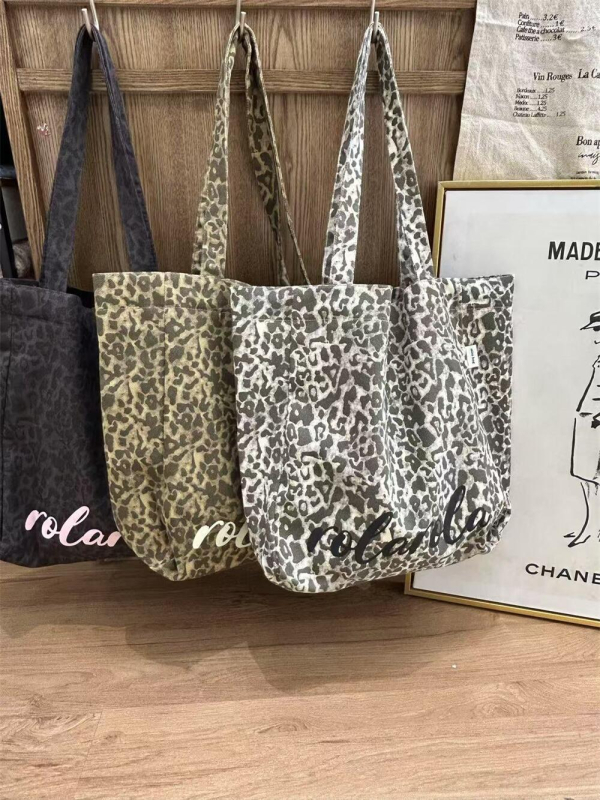 Ženska tote torba s leopard uzorkom, velika kapaciteta, svakodnevna upotreba