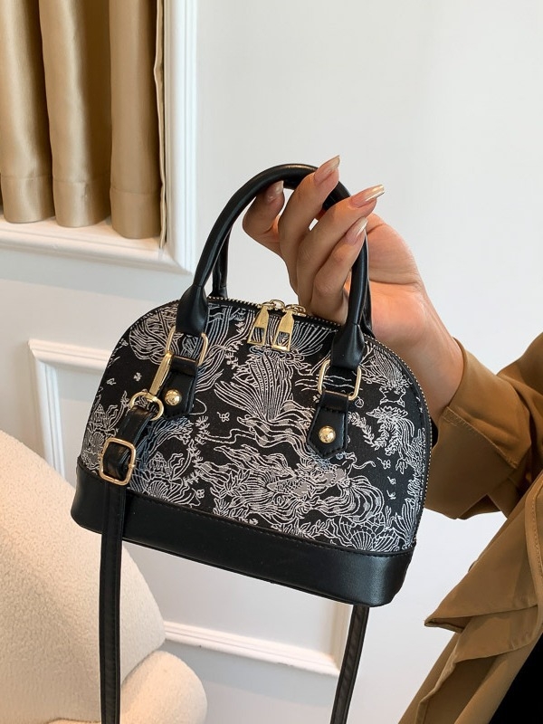 Ženska torbica tip školjka, korejskog stila, moderan i jednostavan dizajn, ramenska i crossbody torba, model 2023