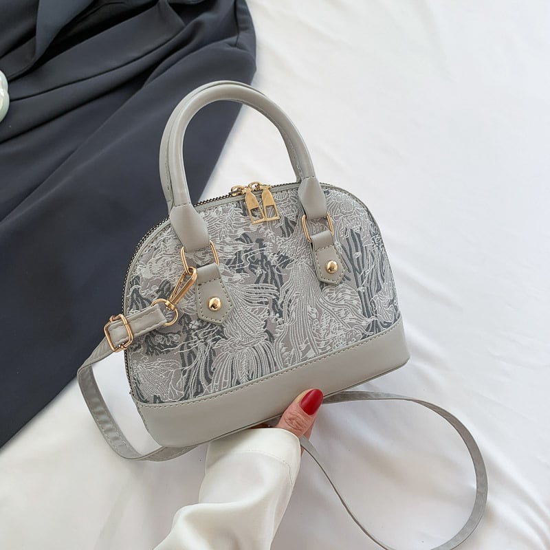 Ženska torbica tip školjka, korejskog stila, moderan i jednostavan dizajn, ramenska i crossbody torba, model 2023