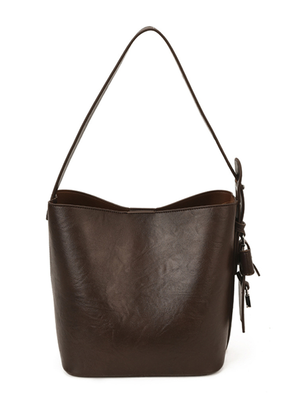 Modna ženska torba 2025 — svestrana bucket bag, casual, velikog kapaciteta, za rame ili preko tijela, gradski minimalistički stil