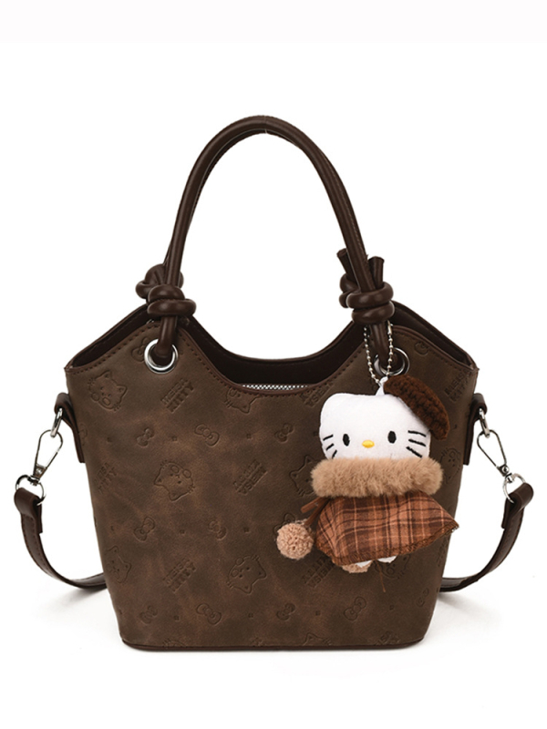 Ženska bucket torba s reljefom, vintage stil, elegantan i minimalistički dizajn, za rameni ili crossbody, izdanje 2025