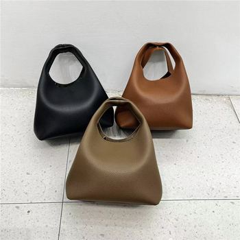 Yahe mekana PU kožna torba, mala tote torba za žene, bucket stil, jesen–zima