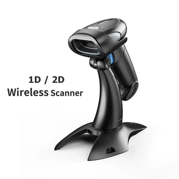 Ασύρματος σαρωτής γραμμωτών κωδικών Bluetooth 2D/1D με ανάγνωση QR κωδικών