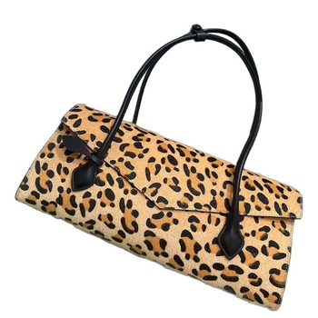 Ženska torbica s leopard uzorkom od kože goveda, modernog zapadnog stila, ljeto 2025, dnevna torba preko ramena