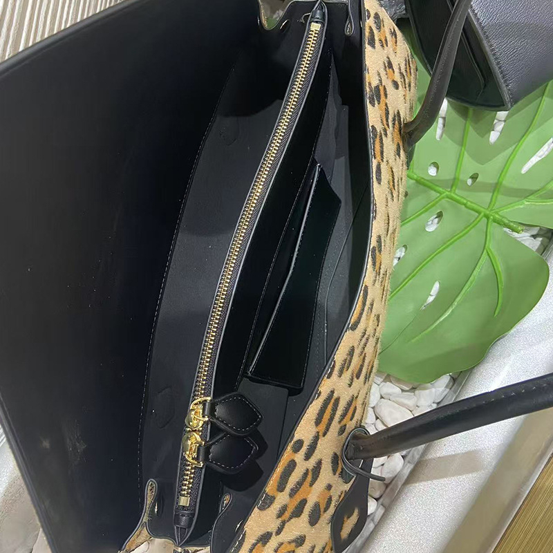 Ženska torbica s leopard uzorkom od kože goveda, modernog zapadnog stila, ljeto 2025, dnevna torba preko ramena