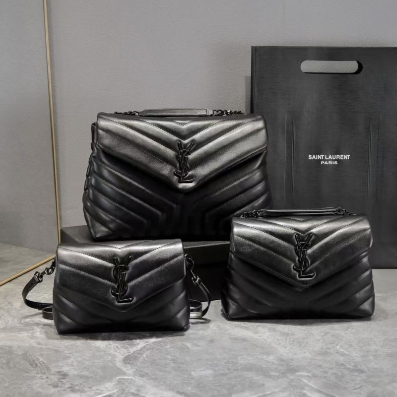 Yangshulin ženska torbica od prave kože, prešiven uzorak, lančani remen, kvadratnog oblika, za rame ili crossbody, proljeće 2024