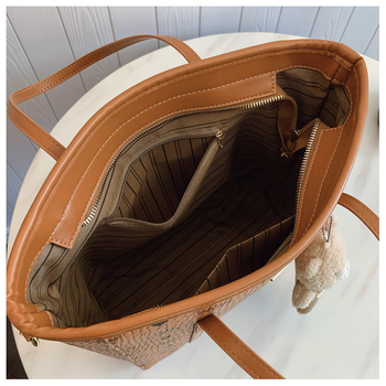 Svestrana tote torba za jesen i zimu, moderna reljefna tekstura, korejskog stila, elegantna ženska crossbody torba