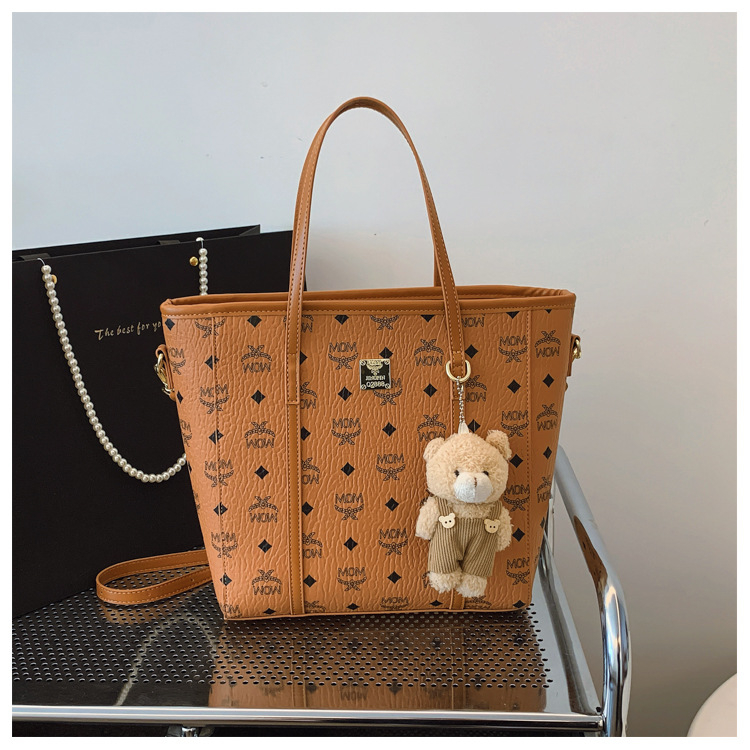Svestrana tote torba za jesen i zimu, moderna reljefna tekstura, korejskog stila, elegantna ženska crossbody torba