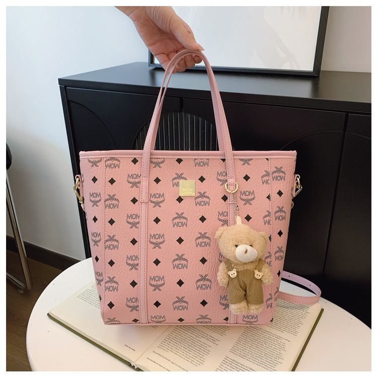 Svestrana tote torba za jesen i zimu, moderna reljefna tekstura, korejskog stila, elegantna ženska crossbody torba