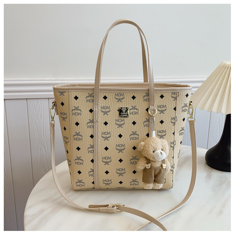 Svestrana tote torba za jesen i zimu, moderna reljefna tekstura, korejskog stila, elegantna ženska crossbody torba