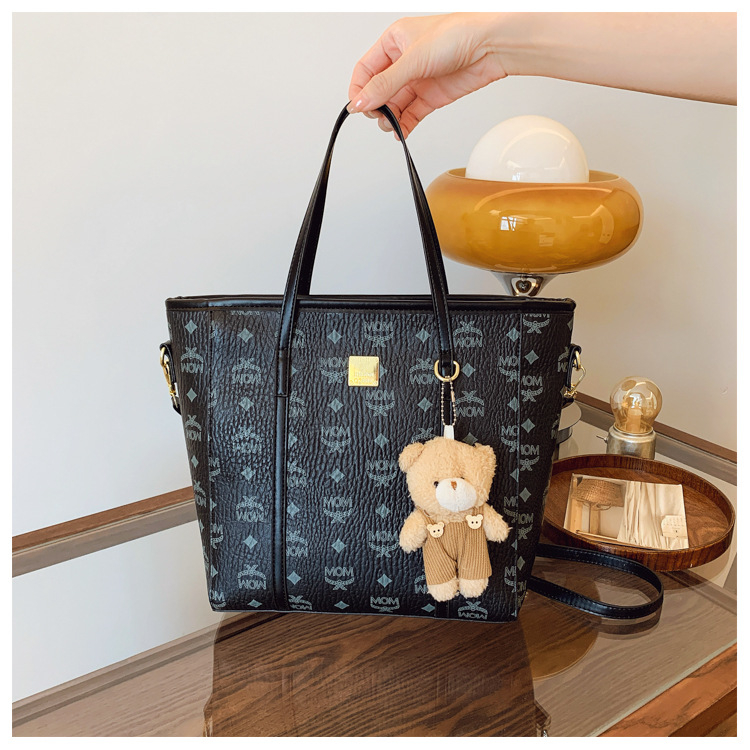 Svestrana tote torba za jesen i zimu, moderna reljefna tekstura, korejskog stila, elegantna ženska crossbody torba