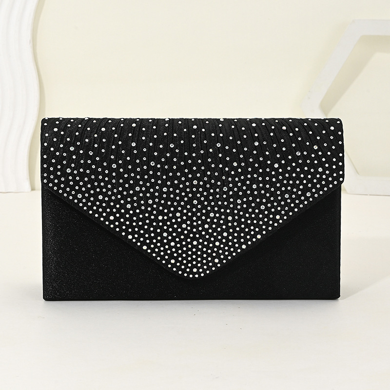 2025 nova večernja torbica – elegantna, ukrašena dijamantima, crossbody torbica s lancem