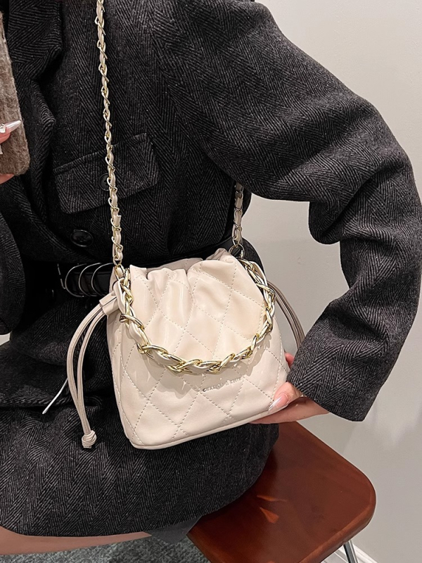 Nova ženska torbica s rombo vezom u vintage stilu, torba za rame i crossbody bucket bag