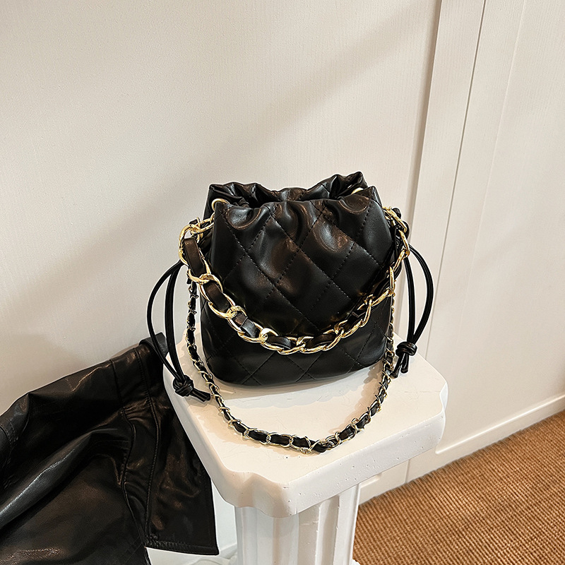 Nova ženska torbica s rombo vezom u vintage stilu, torba za rame i crossbody bucket bag