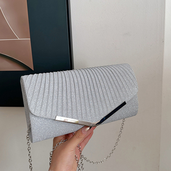 Kovertna torba s dijamantnom ukrasom, večernja mala četvrtasta clutch, ručno držanje, svestrana