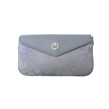 Nova kineskog stila crossbody torba od svile s lancem, kovertni oblik, inspirirana nacionalnim stilom, mala veličina, pretinac za telefon