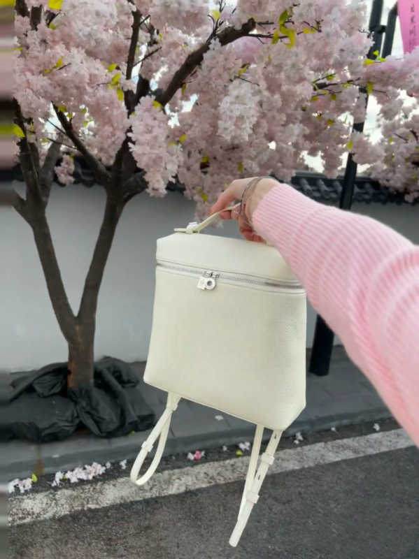 Kožni ruksak i torba za ručne nošenje s dvostrukim remenom, crossbody torba, velika kapaciteta, gradski stil