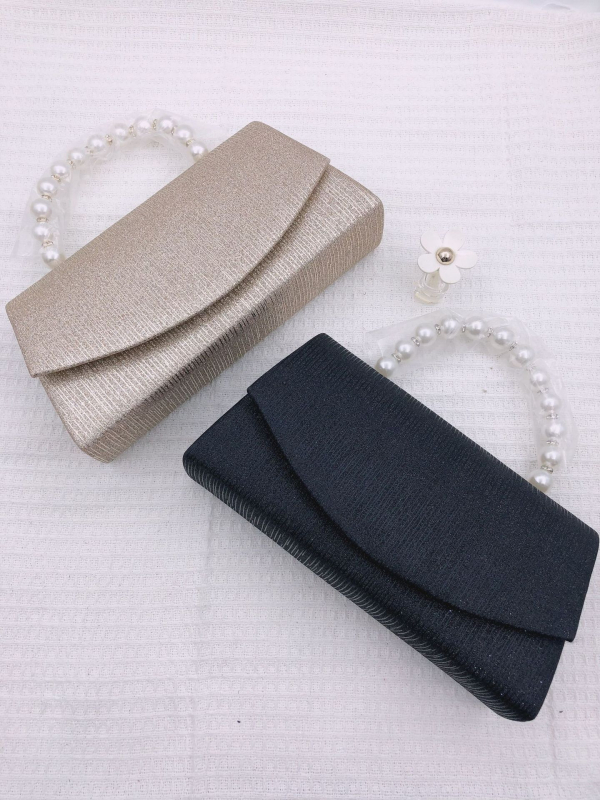 Perlasta ženska torbica – večernja clutch za vjenčanje i djeveruše, svestran dizajn, jednostavan