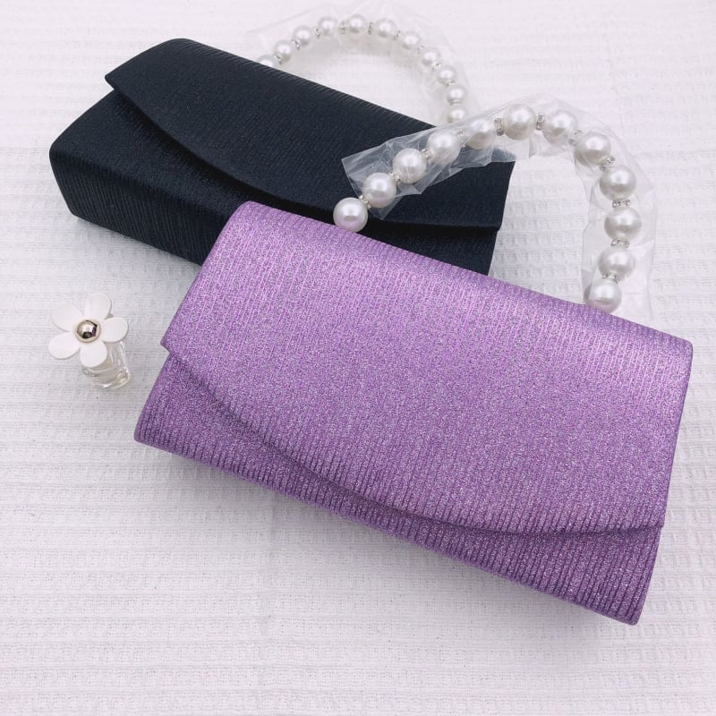 Perlasta ženska torbica – večernja clutch za vjenčanje i djeveruše, svestran dizajn, jednostavan