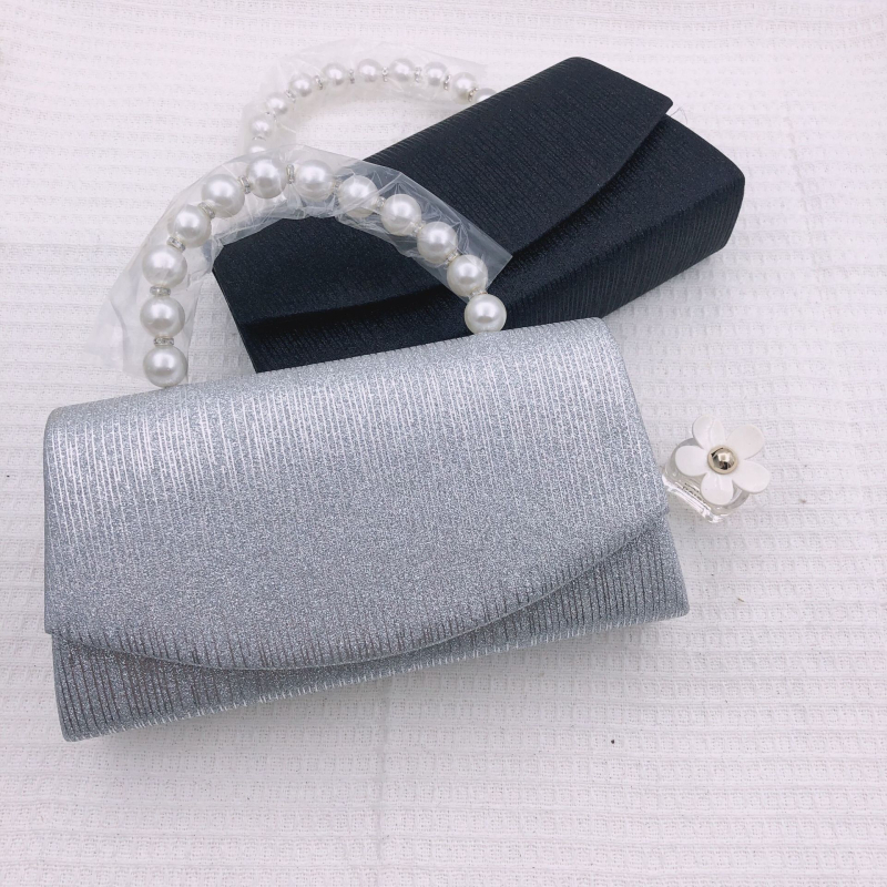 Perlasta ženska torbica – večernja clutch za vjenčanje i djeveruše, svestran dizajn, jednostavan